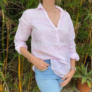 GAP Pullover Linen blouse size small